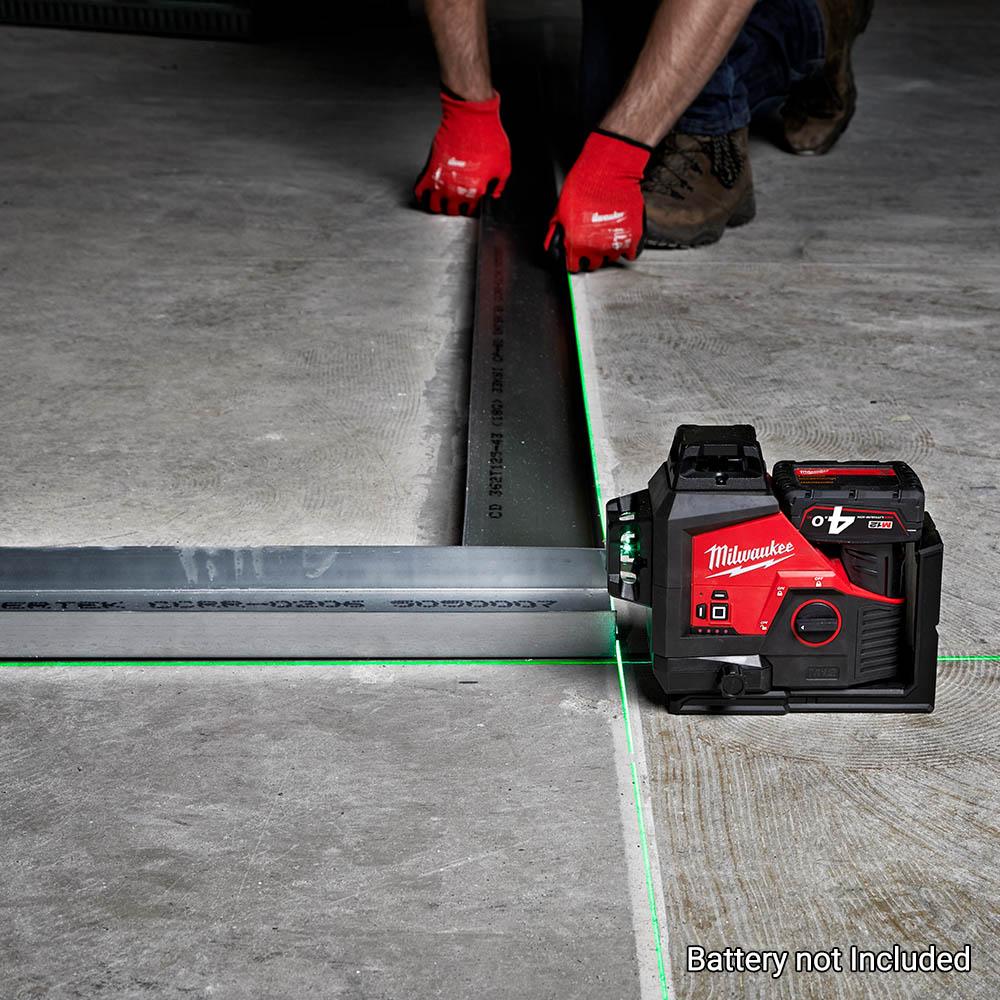 Milwaukee M123PLA-0C 12V Li-ion Cordless 38m 3 Plane Laser - Skin Only – image 5