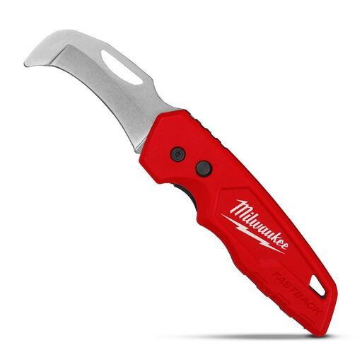 Milwaukee 48221526 FASTBACK Blunt Tip Hawkbill Folding Knife – image 2