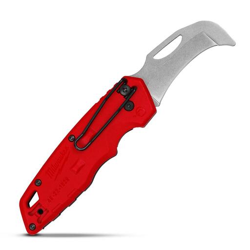 Milwaukee 48221526 FASTBACK Blunt Tip Hawkbill Folding Knife – image 5