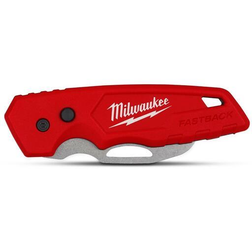 Milwaukee 48221526 FASTBACK Blunt Tip Hawkbill Folding Knife – image 4