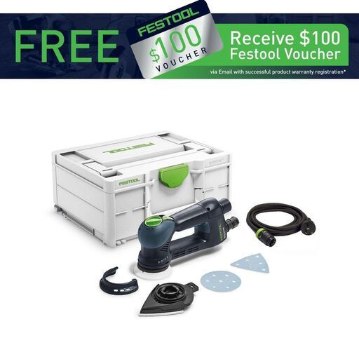 Festool RO 90 DX FEQ-Plus (576264) 400W 90mm (3.5") 4 in 1 Random Orbital Sander in Systainer