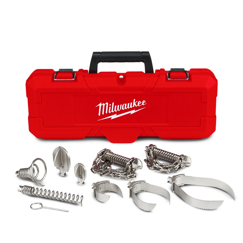 Milwaukee 48532840 Head Attachment Kit for MX FUEL Sewer Machine – image 1