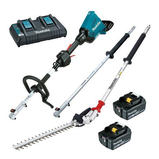 Makita DUX60PHPT2-B 36V (18V x 2) 5.0Ah Li-Ion Cordless Brushless Multi Function Power Head Combo Kit with Attachments – image 3
