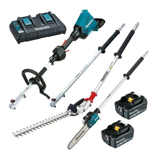Makita DUX60PSHPT2-B 36V (18V x 2) 5.0Ah Li-Ion Cordless Brushless Multi Function Power Head Combo Kit with Attachments – image 3