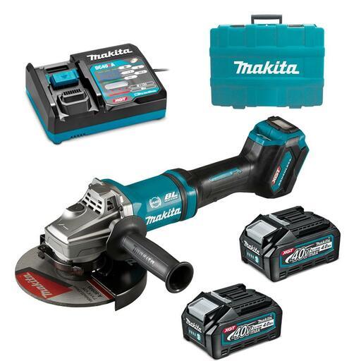 Makita GA037GM201 40V 4.0Ah Liion XGT Cordless Brushless Max 180mm (7