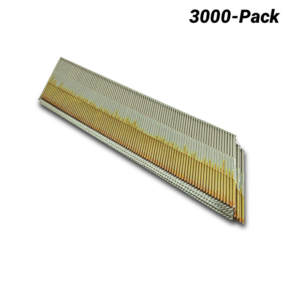 Air BPD AIRS159250 (BDA25) 3000-Pack 64mm 15Ga DA Series Bright Brads – image 1