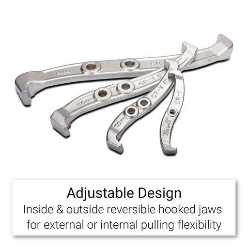 Daytona DJGPK23 2 & 3 Leg Jaw Combination Gear Puller Kit – image 4