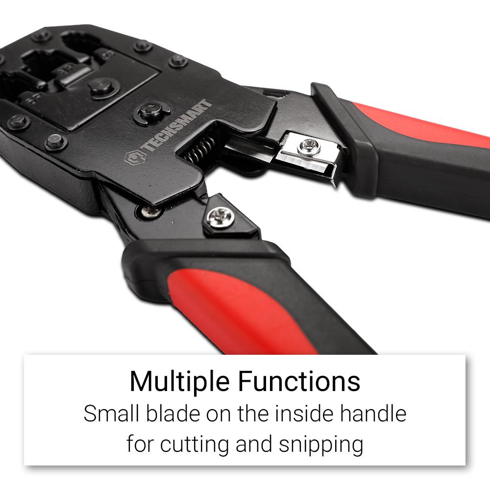 Techsmart TDCCT Data Cable Crimper with Cable Stripper – image 2