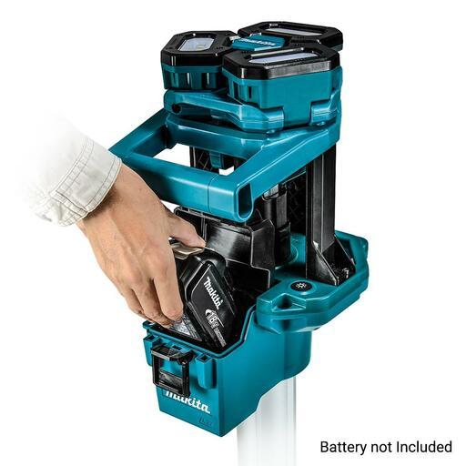 Makita DML814 18V Li-ion Cordless 3000lm Telescopic Tower Light - Skin Only – image 5