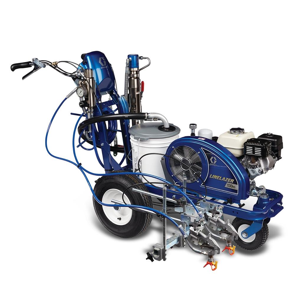 Graco 17H448 4.0HP 2 Gun LineLazer 130HS Standard Gas Hydraulic Airless Line Striper – image 1