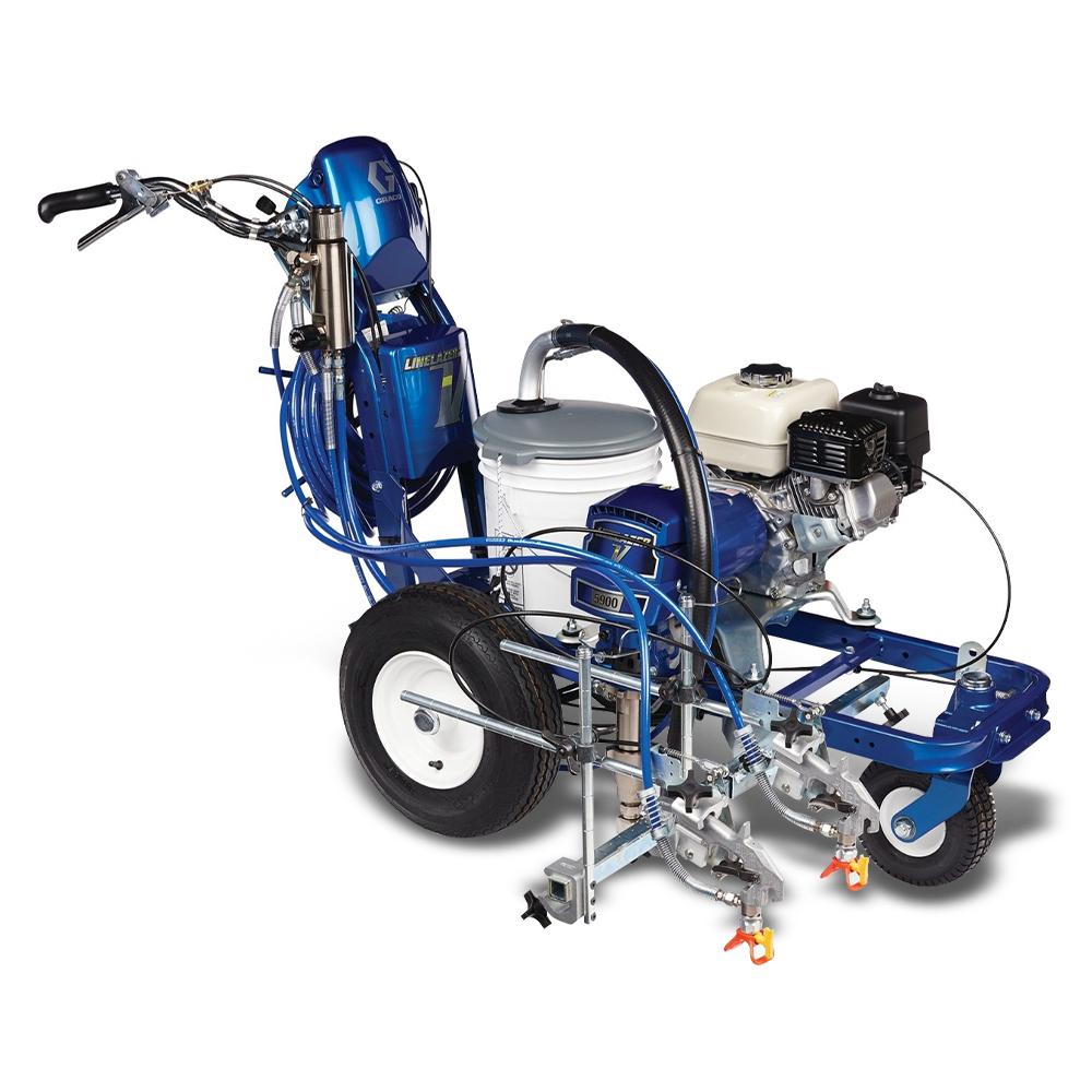 Graco 17H455 5.5HP 2 Gun LineLazer V 5900 Standard Gas Airless Line Striper – image 1