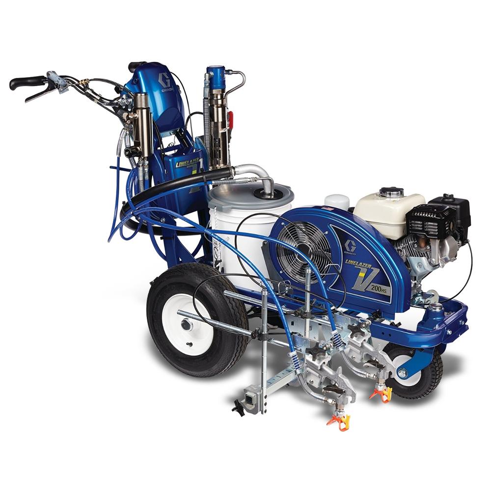 Graco 17H461 13HP 2 Gun LineLazer V 200HS Standard Gas Hydraulic Airless Line Striper – image 1