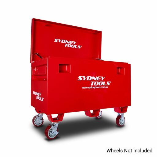 Sydney Tools BR850 1219 x 762 x 850mm Red Steel Site Box – image 4