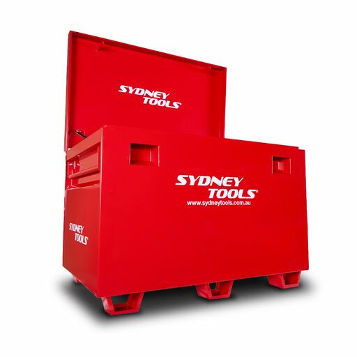 Sydney Tools BR850-W 1219 x 762 x 850mm Red Steel Site Box With Caster Wheels – image 10