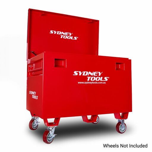Sydney Tools BR735 1223 x 612 x 735mm Red Steel Site Box – image 4