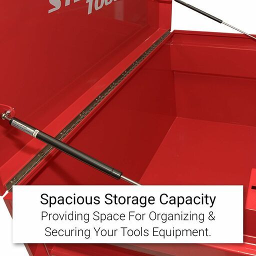 Sydney Tools B700R-W 1219 x 610 x 700mm Red Steel Site Box With Caster Wheels – image 13