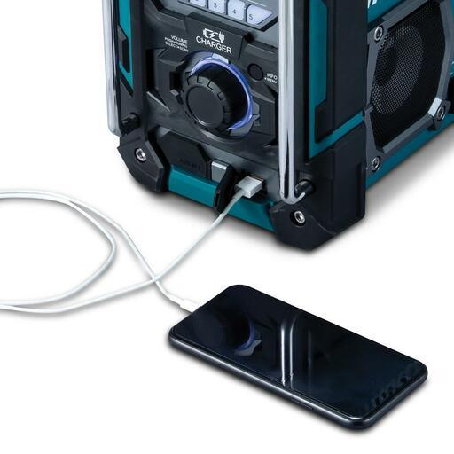 Makita DMR301 18V Li-ion Cordless Digital Bluetooth Jobsite Charger Radio – image 4