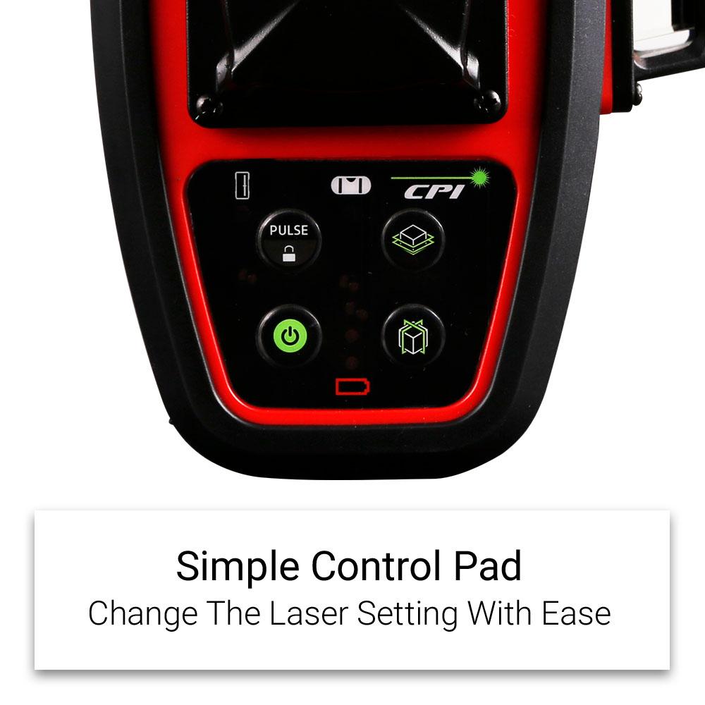 CPI CPI4D 7.4V 2.6Ah 360º Auto Leveling 4D Sensor LiIon Powered Green