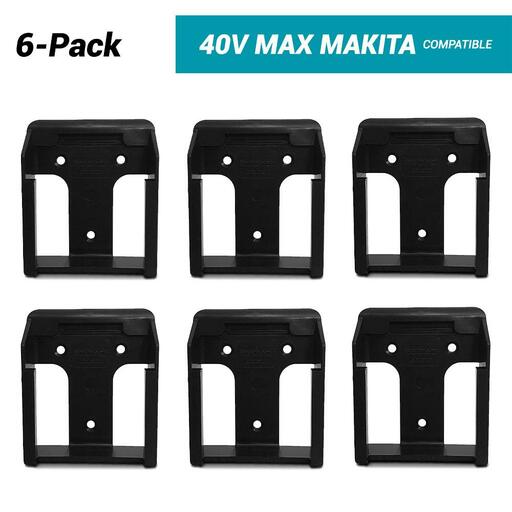 XGT Makita 6-Pack Black Battery Mounts