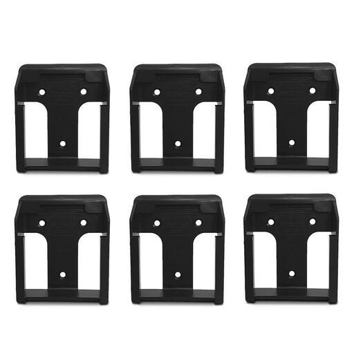 StealthMounts BM-MK40-BLK-6 40V Max XGT Makita 6-Pack Black Battery Mounts – image 2