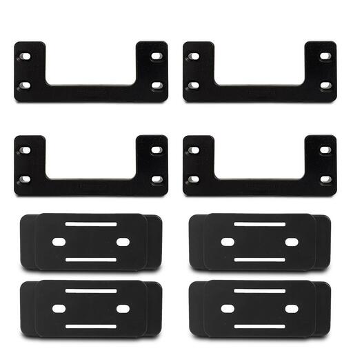 StealthMounts OM-CLFT-BLK-4 Milwaukee Packout 4-Pack Cleat n'Feet Mounting System – image 2