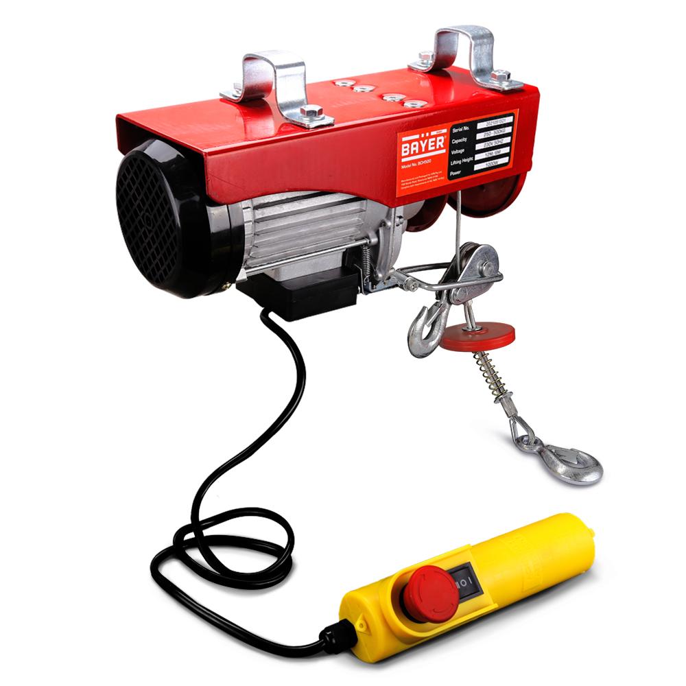 Bayer BCH500 1000W 250/500KG Electric Rope Hoist