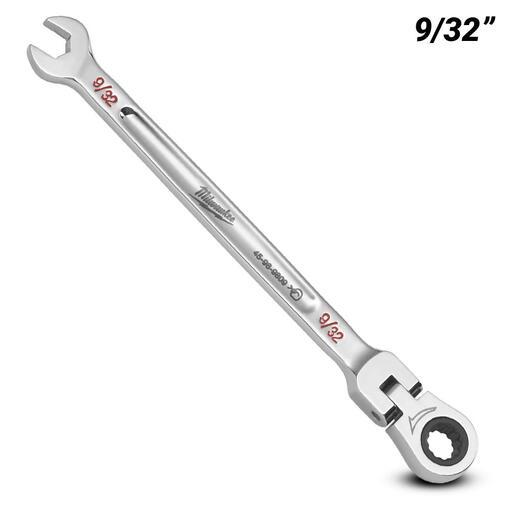 Milwaukee 45969809 9/32” SAE Flex Head Ratcheting Combination Wrench – image 2