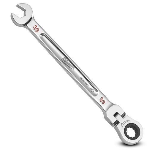 Milwaukee 45969812 3/8” SAE Flex Head Ratcheting Combination Wrench – image 4