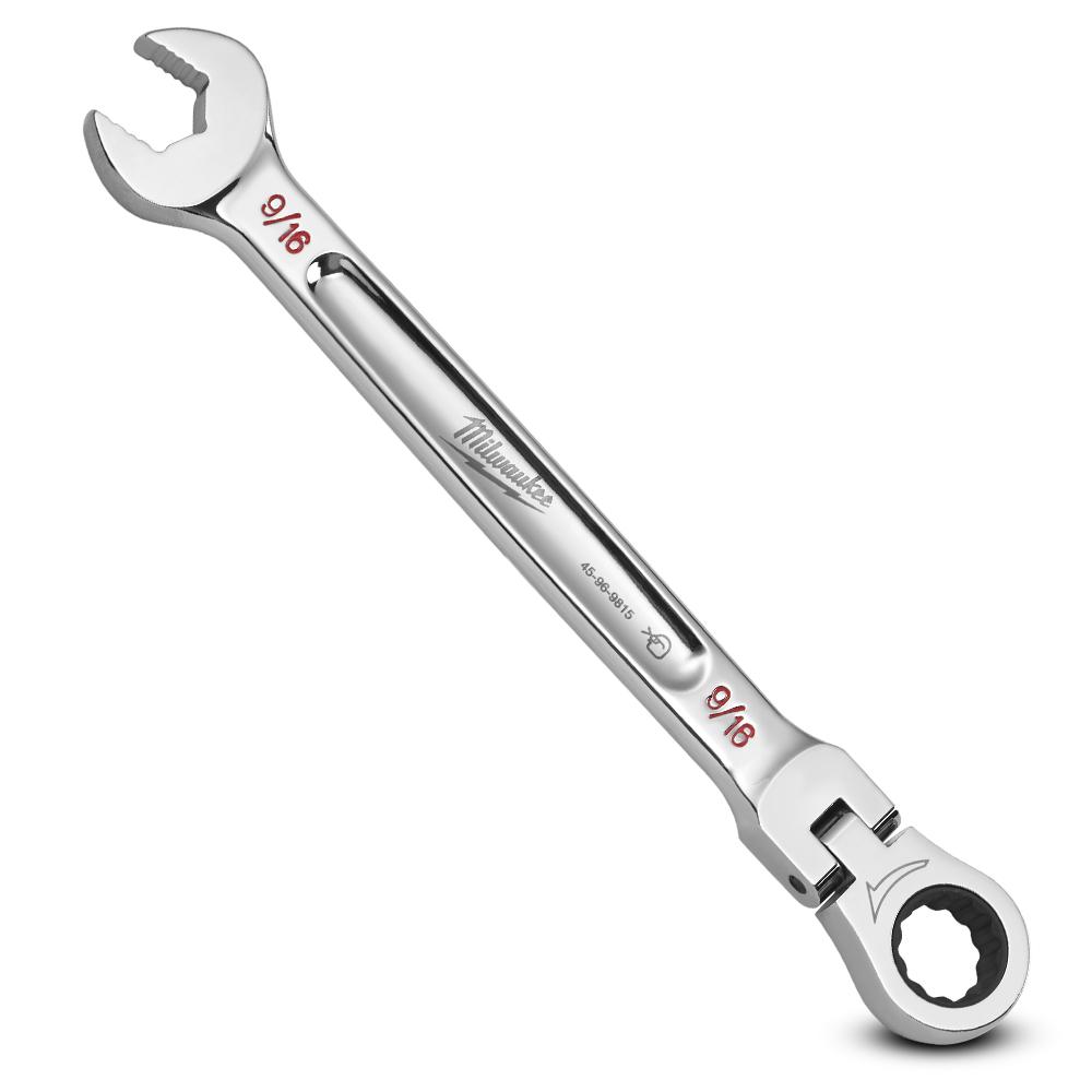 Milwaukee 45969815 9/16” SAE Flex Head Ratcheting Combination Wrench – image 4