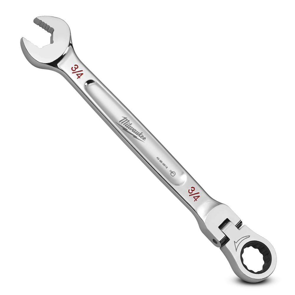 Milwaukee 45969818 3/4" SAE Flex Head Ratcheting Combination Wrench – image 4