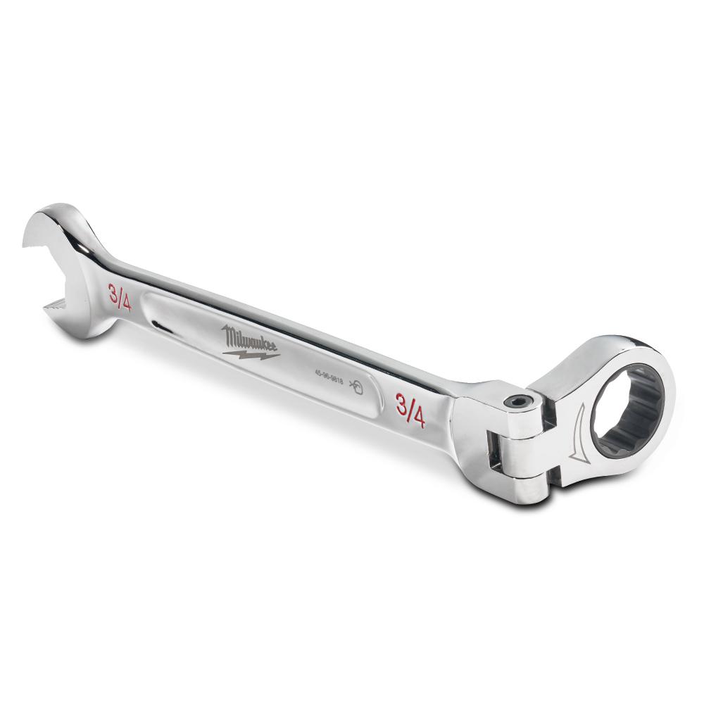 Milwaukee 45969818 3/4" SAE Flex Head Ratcheting Combination Wrench – image 5