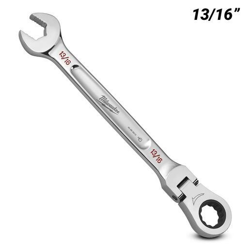 Milwaukee 45969819 13/16" SAE Flex Head Ratcheting Combination Wrench – image 2