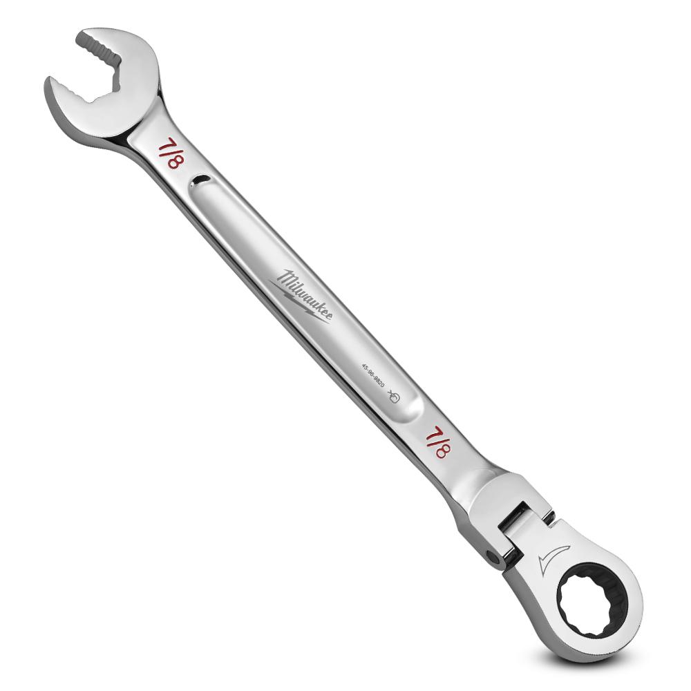 Milwaukee 45969820 7/8" SAE Flex Head Ratcheting Combination Wrench – image 4