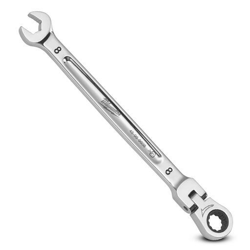 Milwaukee 45969608 8mm Metric Flex Head Ratcheting Combination Wrench – image 4
