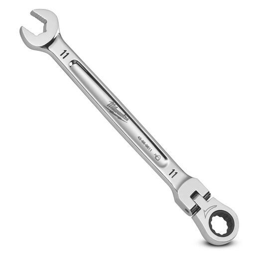 Milwaukee 45969611 11mm Metric Flex Head Ratcheting Combination Wrench – image 4