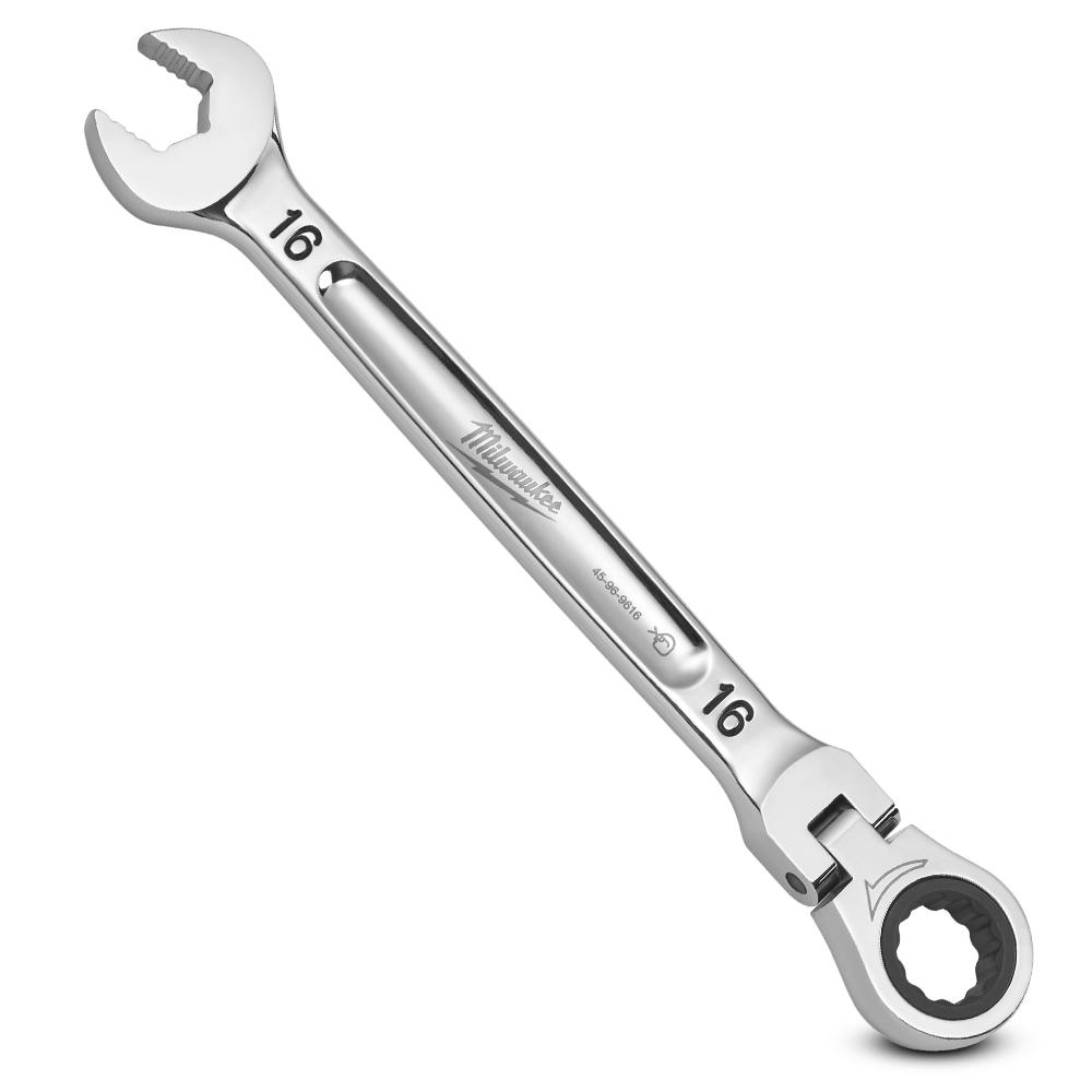 Milwaukee 45969616 16mm Metric Flex Head Ratcheting Combination Wrench – image 4