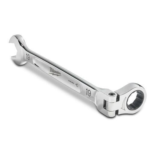 Milwaukee 45969619 19mm Metric Flex Head Ratcheting Combination Wrench – image 5