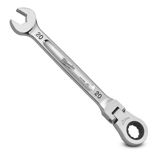 Milwaukee 45969620 20mm Metric Flex Head Ratcheting Combination Wrench – image 4