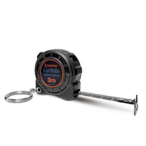 Lufkin NE313M 3M x 13mm Shockforce Nite Eye Keychain Tape Measure