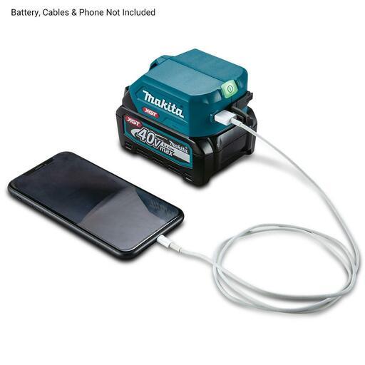 Makita ADP001G 40V Max XGT USB Charging Adaptor - Skin Only – image 6