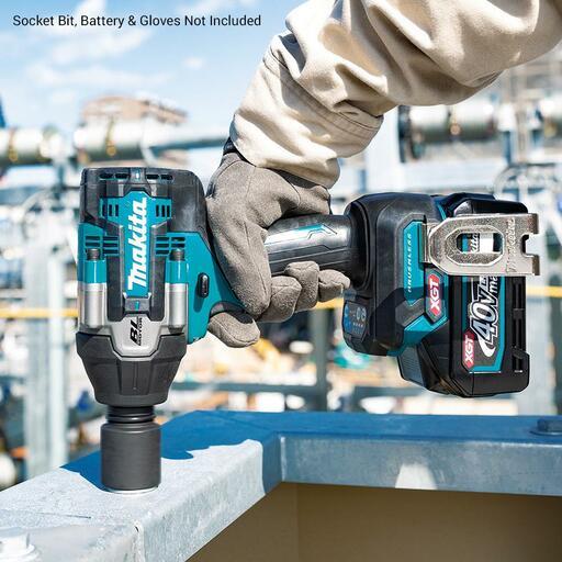 Makita TW008GM201 40V MAX XGT 4.0Ah Li-ion Cordless Brushless 1/2" Mid-Torque Pin Detent Impact Wrench Combo Kit – image 6