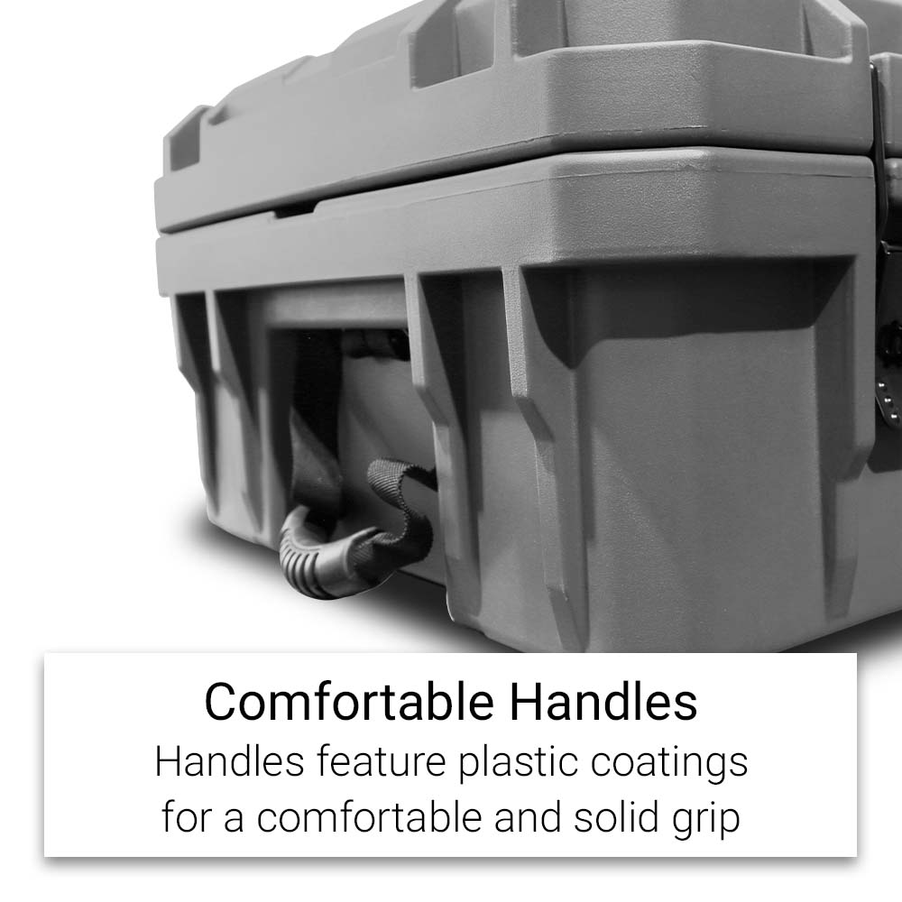 Daytona D95SCB 95L Grey Heavy Duty Low Slimline Cargo Case Box