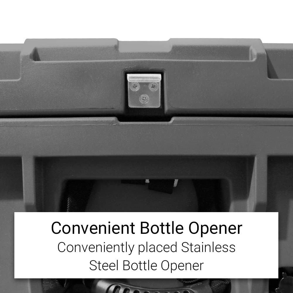 Daytona D95SCB 95L Grey Heavy Duty Low Slimline Cargo Case Box