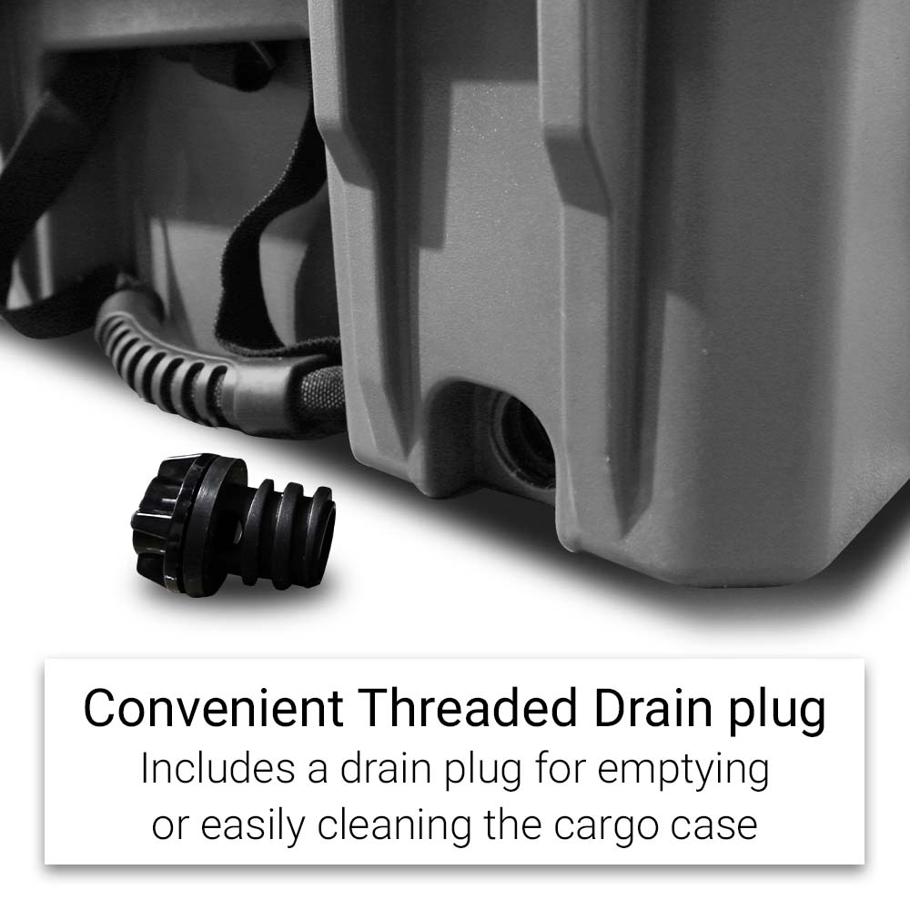 Daytona D95SCB 95L Grey Heavy Duty Low Slimline Cargo Case Box