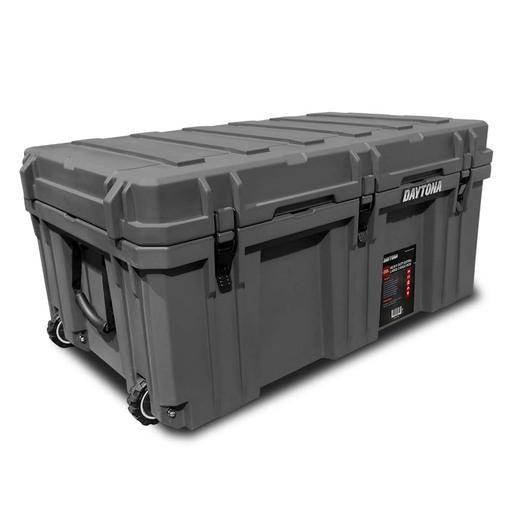 Daytona D232XLB 232L Grey Heavy Duty X-Large Cargo Case Box with Wheels