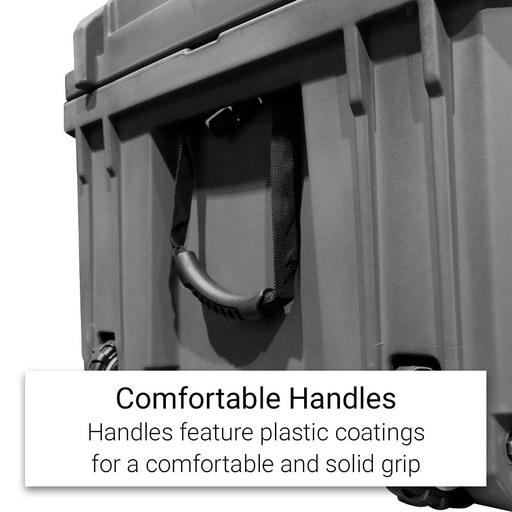 Daytona D232XLB 232L Grey Heavy Duty X-Large Cargo Case Box with Wheels – image 6