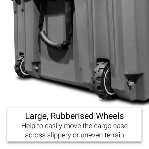 Daytona D232XLB 232L Grey Heavy Duty X-Large Cargo Case Box with Wheels – image 8