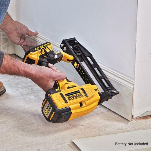 DeWalt DCN662N-XJ  18V XR Li-ion Cordless Brushless Straight 16GA Finish Nailer - Skin Only – image 8