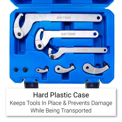 Daytona D8HPWS 8pce Hook & Pin C Wrench Set – image 2