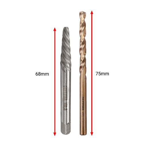 Daytona DSED42 6.4mm Screw Extractor and 4.2mm HSS Drill Set – image 2